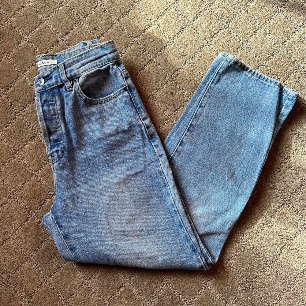 Pacsun high rise straight jeans. size 24